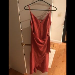 Blush boutique wrap dress